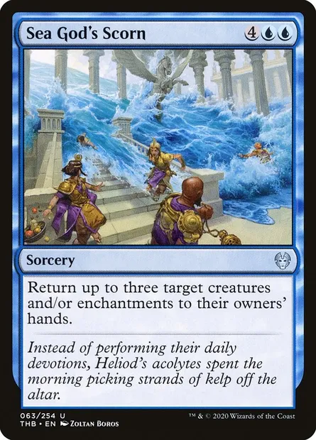 Sea God's Scorn, Magic card THB 63 — Theros Beyond Death set