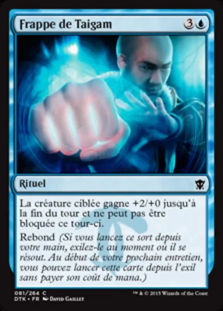 Frappe de Taigam, carte Magic DTK 81 — extension Les Dragons de Tarkir