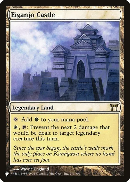 Eiganjo Castle, Magic card PLST CHK-275 — The List set