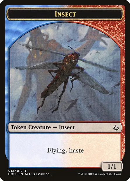 Insect, Magic card THOU 12 — Hour of Devastation Tokens set
