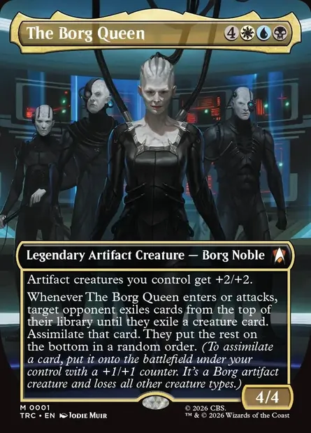 The Borg Queen, Magic card TRC 1 — Star Trek Commander set
