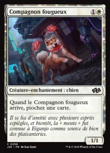 Compagnon fougueux, carte Magic J25 256 — extension Foundations Jumpstart