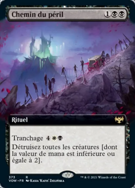 Chemin du péril, carte Magic VOW 373 — extension Innistrad : noce écarlate