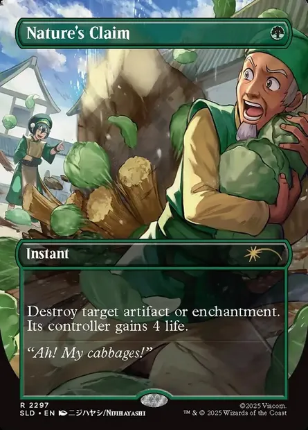 Nature's Claim, Magic card SLD 2297 — Secret Lair Drop set