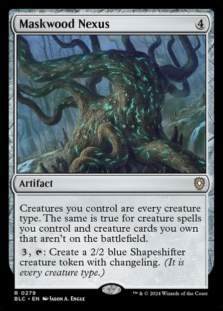 Maskwood Nexus, Magic card BLC 279 — Bloomburrow Commander set