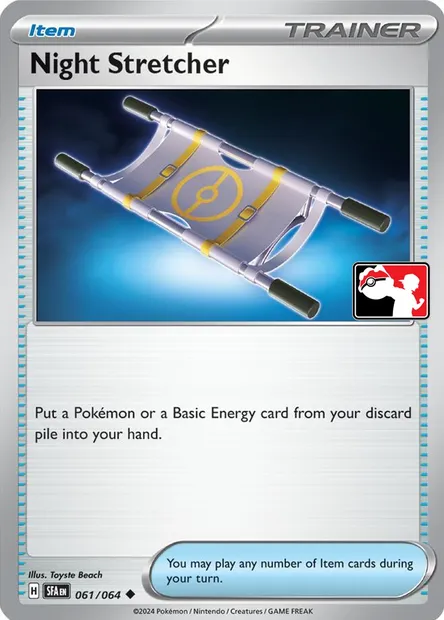 Night Stretcher, Pokémon card PPS 061-3 — Play! Pokémon Prize Pack Series set