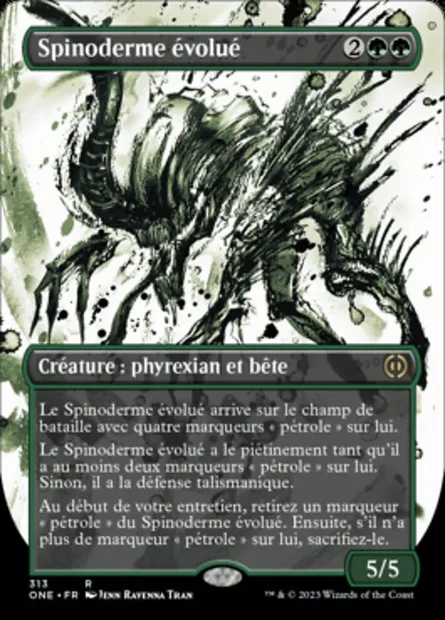 Spinoderme évolué, carte Magic ONE 313 — extension Tous Phyrexians