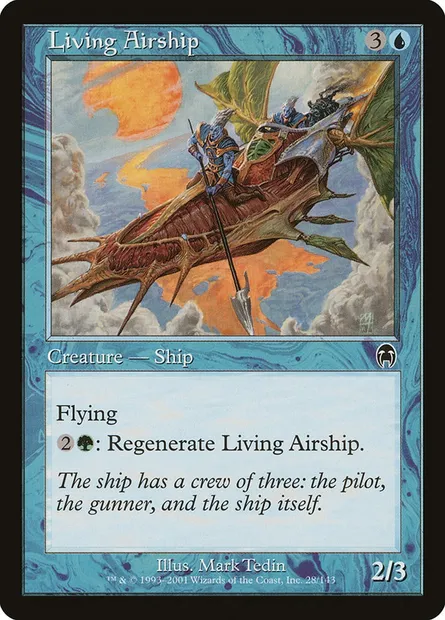 Living Airship, Magic card APC 28 — Apocalypse set