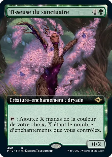 Tisseuse du sanctuaire, carte Magic MH2 462 — extension Horizons du Modern 2