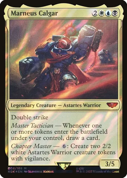 Marneus Calgar, Magic card 40K 8 — Warhammer 40,000 Commander set