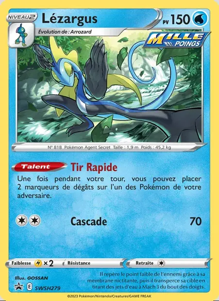 Lézargus, carte Pokémon SWSH 279 — extension Promo SWSH
