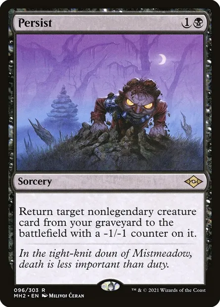 Persist, Magic card MH2 96 — Modern Horizons 2 set
