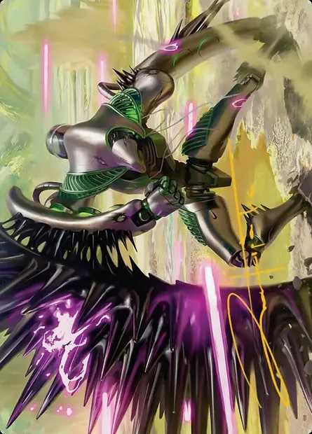 Tapestry Warden // Tapestry Warden, Magic card AEOE 23 — Edge of Eternities Art Series set