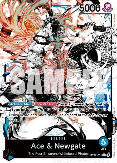 Ace & Newgate, One Piece card ST22-001 — Ace & Newgate set