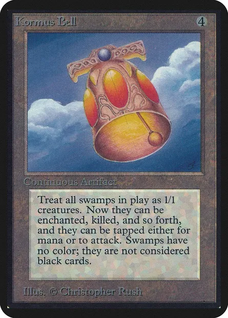 Kormus Bell, Magic card LEA 256 — Limited Edition Alpha set
