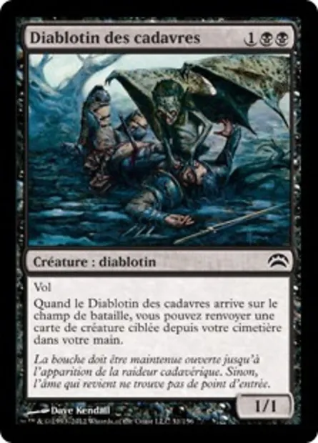 Diablotin des cadavres, carte Magic PC2 31 — extension Planechase 2012