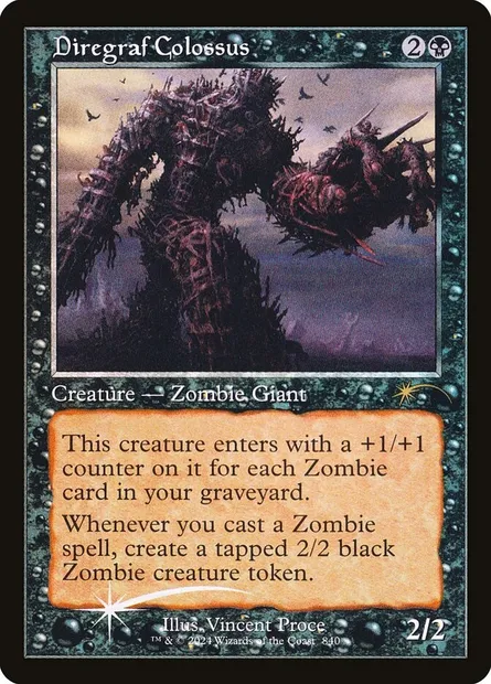 Diregraf Colossus, Magic card SLD 840 — Secret Lair Drop set