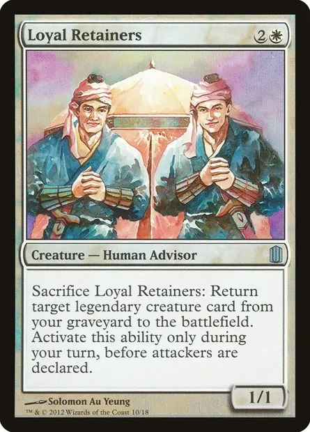 Loyal Retainers, Magic card CM1 10 — Commander's Arsenal set