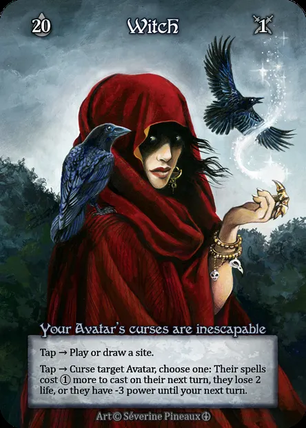 Witch, carte Sorcery ATH 004 — extension Arthurian Legends