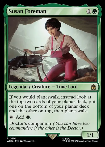 Susan Foreman, Magic card WHO 110 — Doctor Who set