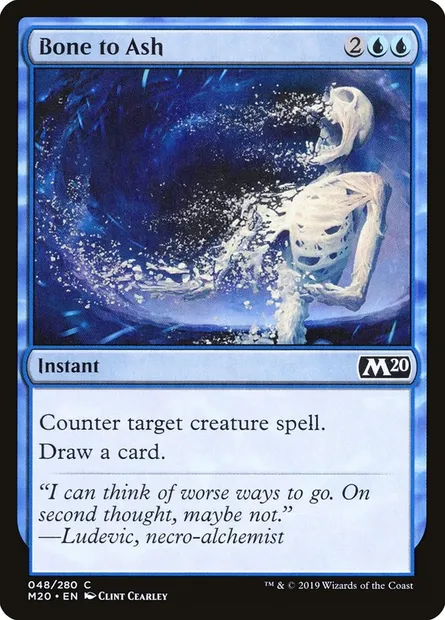Bone to Ash, Magic card M20 48 — Core Set 2020 set