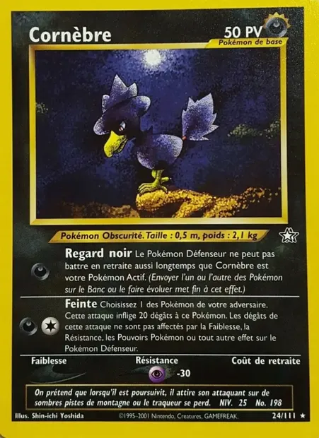 Cornèbre, carte Pokémon NG 24 — extension Neo Genesis