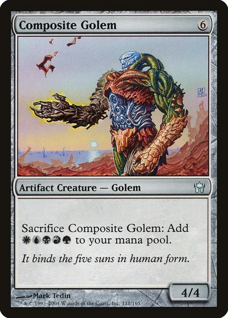 Composite Golem, Magic card 5DN 111 — Fifth Dawn set
