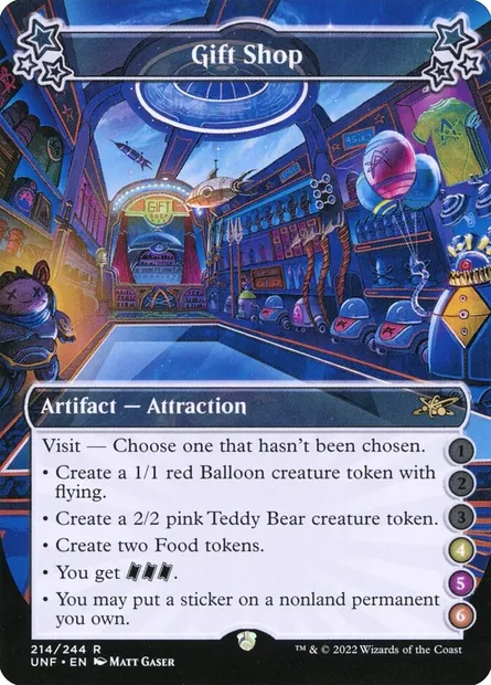 Gift Shop, carte Magic UNF 214b — extension Unfinity