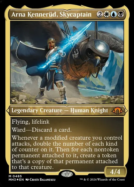 Arna Kennerüd, Skycaptain, Magic card MH3 485 — Modern Horizons 3 set