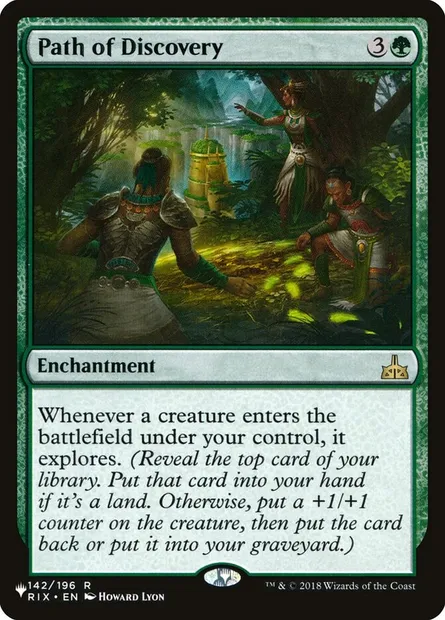 Path of Discovery, Magic card PLST RIX-142 — The List set