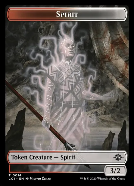 Spirit, carte Magic TLCI 14 — extension The Lost Caverns of Ixalan Tokens