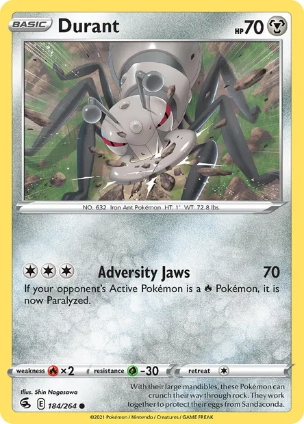 Durant, Pokémon card FST 184 — Fusion Strike set
