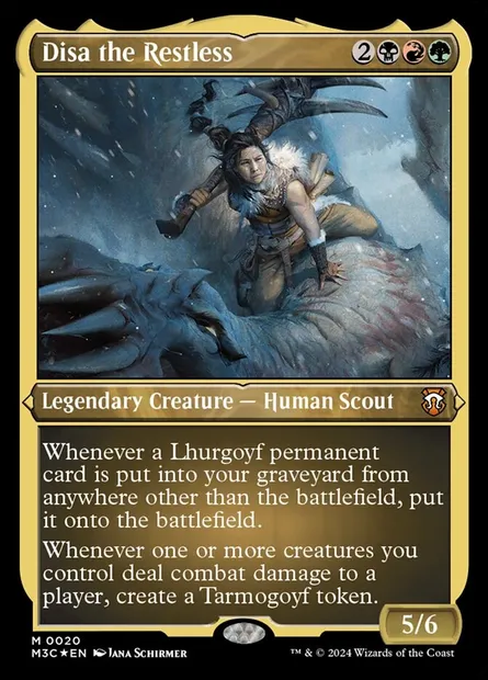 Disa the Restless, Magic card M3C 20 — Modern Horizons 3 Commander set