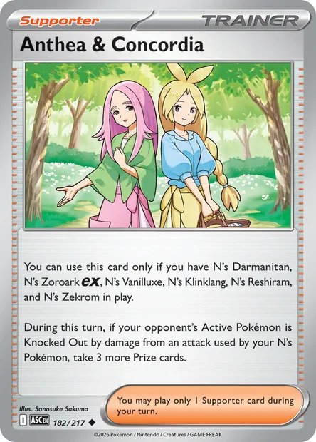 Anthea & Concordia, Pokémon card ASC 182 — Ascended Heroes set