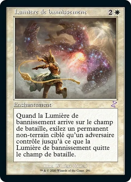 Lumière de bannissement, carte Magic TSR 291 — extension Spirale Temporelle Remastered