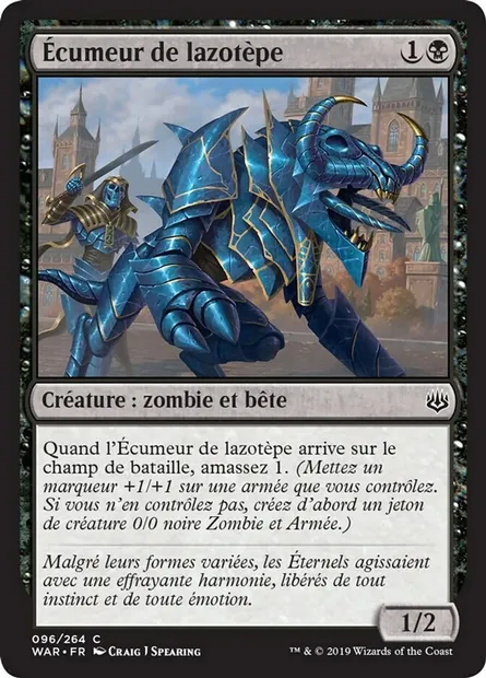 Écumeur de lazotèpe, carte Magic WAR 96 — extension La guerre des Planeswalkers