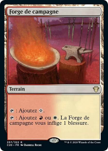 Forge de campagne, carte Magic C20 257 — extension Commander 2020