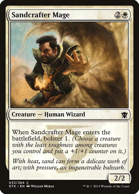 Sandcrafter Mage, Magic card DTK 33 — Dragons of Tarkir set
