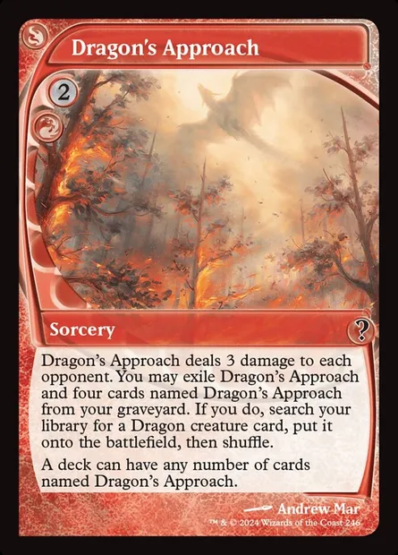 Dragon's Approach, Magic card MB2 246 — Mystery Booster 2 set