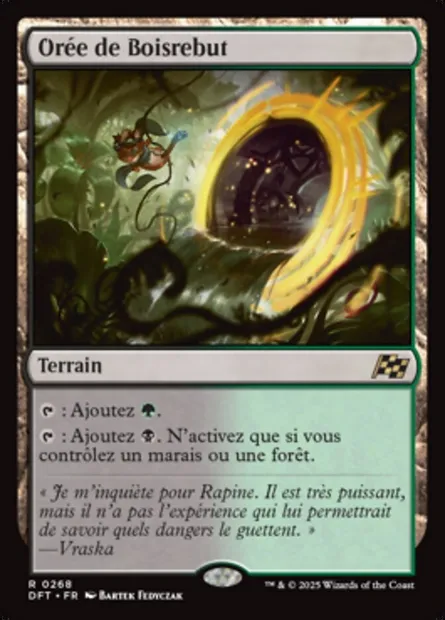 Orée de Boisrebut, carte Magic DFT 268 — extension Aetherdrift