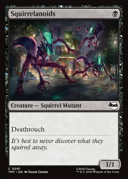 Squirrelanoids, Magic card TMT 81 — Teenage Mutant Ninja Turtles set
