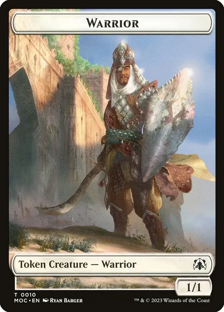 Warrior, carte Magic TMOC 10 — extension March of the Machine Commander Tokens