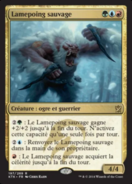 Lamepoing sauvage, carte Magic KTK 197 — extension Les Khans de Tarkir