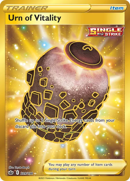 Urn of Vitality, Pokémon card CRE 229 — Chilling Reign set