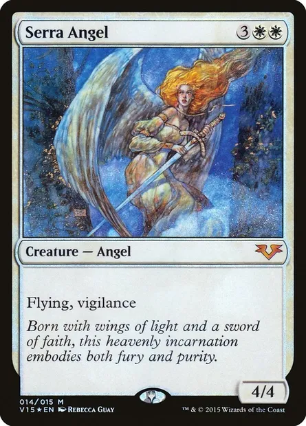 Serra Angel, Magic card V15 14 — From the Vault: Angels set