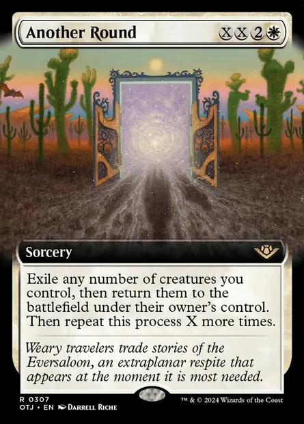 Another Round, Magic card OTJ 307 — Outlaws of Thunder Junction set