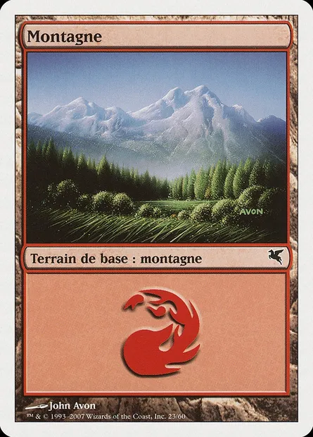 Mountain, Magic card PSAL I23 — Salvat 2005 set