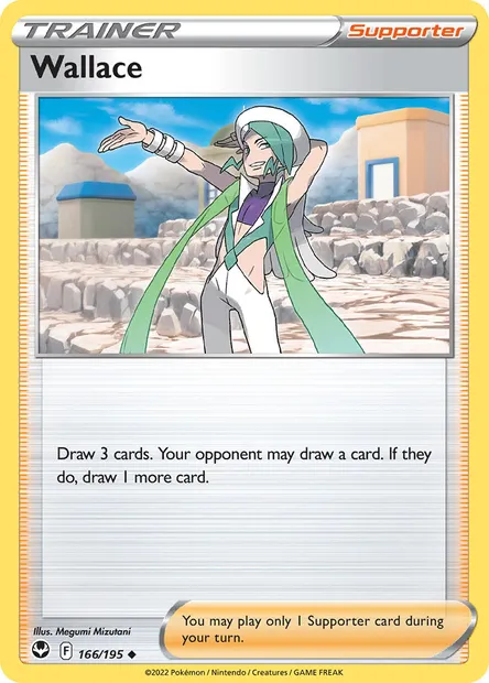 Wallace, Pokémon card SIT 166 — Silver Tempest set