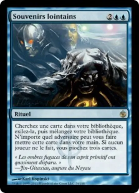 Souvenirs lointains, carte Magic MBS 24 — extension Mirrodin assiégé