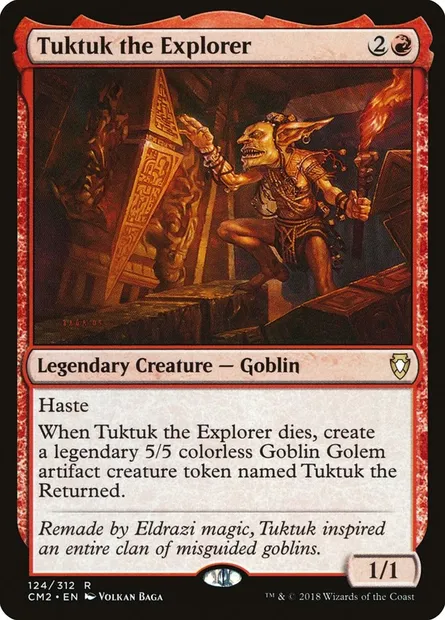 Tuktuk the Explorer, Magic card CM2 124 — Commander Anthology Volume II set